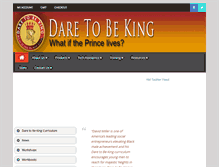 Tablet Screenshot of daretobeking.net